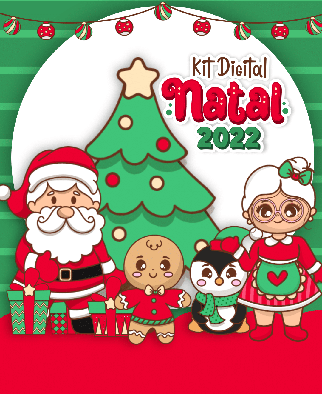 KIT PARA IMPRIMIR DE NATAL