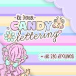 Kit Digital Candy Lettering - 2023