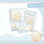 Kit Encadernação Baby Completo – Bichinhos no Mar