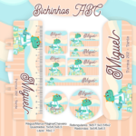 Combo Completo Bichinhos ABC Menino – Escolar + Saúde 2024