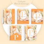 Combo Completo – Coleção Floral Laranja 2024