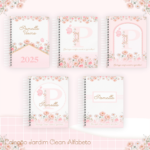 Combo Completo – Coleção Jardim Clean Alfabeto 2025