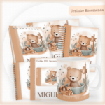 Kit Encadernação Baby Completo – Ursinho Encomenda