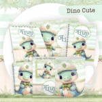 Kit Encadernação Baby Completo – Dino Cute