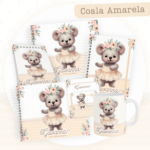 Kit Encadernação Baby Completo – Coala Amarela