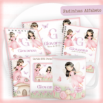 Kit Encadernação Baby Completo – Fadinhas Alfabeto