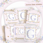 Kit Encadernação Baby Completo – Jardim Clean Alfabeto