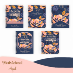 Combo Completo – Coleção Motivacional Azul 2025