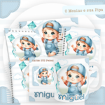 Kit Encadernação Baby Completo – O Menino e sua pipa