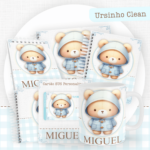 Kit Encadernação Baby Completo – Ursinho Clean