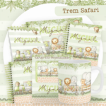 Kit Encadernação Baby Completo – Trem Safari