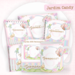 Kit Encadernação Baby Completo – Jardim Candy