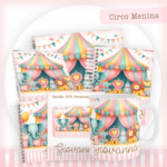 Kit Encadernação Baby Completo – Circo menina