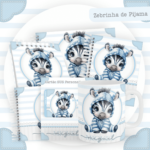 Kit Encadernação Baby Completo – Zebrinha de Pijama