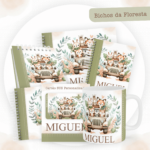 Kit Encadernação Baby Completo – Bichos da Floresta