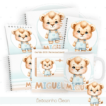 Kit Encadernação Baby Completo – Leãozinho Clean