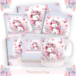 Kit Encadernação Baby Completo – Unicórnio Cute