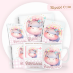 Kit Encadernação Baby Completo – Hipopó Cute