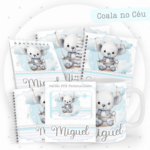 Kit Encadernação Baby Completo – Coala no Céu