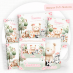 Kit Encadernação Baby Completo – Bosque Fofo Menina