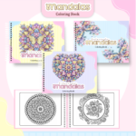 Livro de colorir tema Mandalas