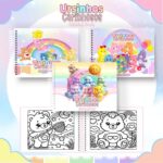 Livro de colorir tema Ursinhos Carinhosos