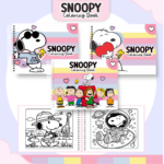 Livro de colorir tema Snoopy