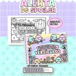 Livro de Colorir Autoral Colorindo Versículos - Lançamento