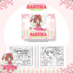 Livro de colorir tema Sakura Cardcaptor - Nostalgia