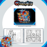Livro de colorir tema Thundercats - Nostalgia