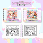 Livro de colorir tema Cachorrinha