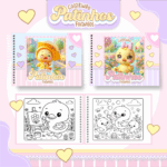 Livro de colorir tema Patinhos Fofinhos