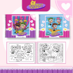 Livro de colorir tema Padrinhos Mágicos