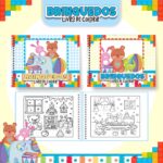 Livro de colorir tema Brinquedos