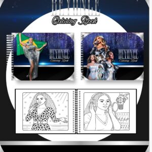 Livro de colorir tema Beyoncé