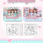 Livro de colorir tema Enfermagem