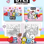 Livro de colorir tema BT 21