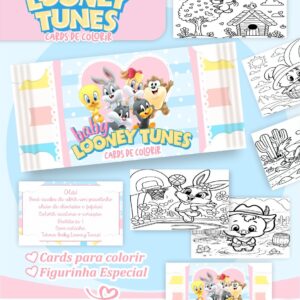 Card de colorir tema Baby Looney Tunes