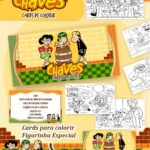 Card de colorir tema Chaves