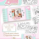 Card de colorir tema Lulu da Pomerânea