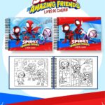 Livro de colorir tema Spidey e Amigos