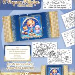 Card de colorir tema Pequeno Príncipe