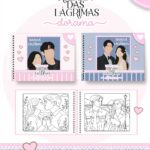 Livro de colorir tema Rainha das Lágrimas - Doramas