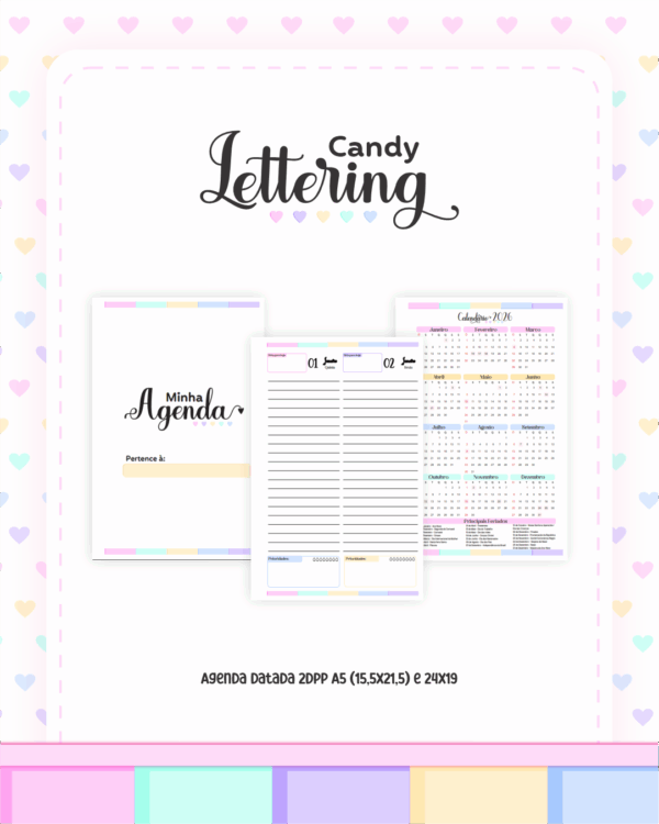 Pack Candy Lettering 2023 - Atualizada 2026 - Imagem 6