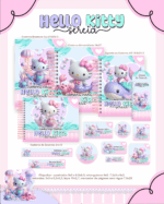 Combo Escolar Completo - Hello Kitty Sereia