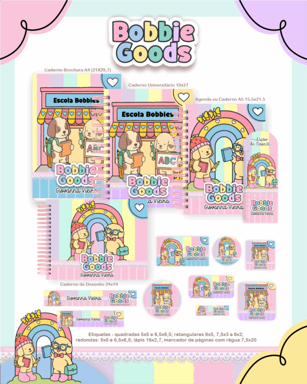 Combo Escolar Completo - Bobbie Goods - Imagem 1