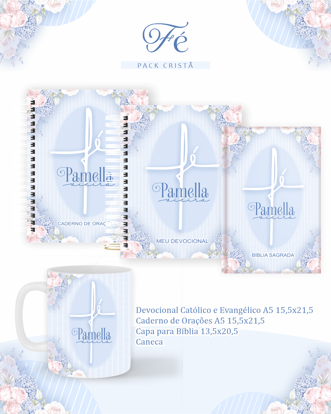 1 Combo Cristão – Fé - Imagem 1