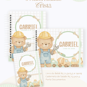 Combo Maternidade Cristã – Ursinho Construtor