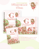 Combo Maternidade Cristã – Jardim de Morangos