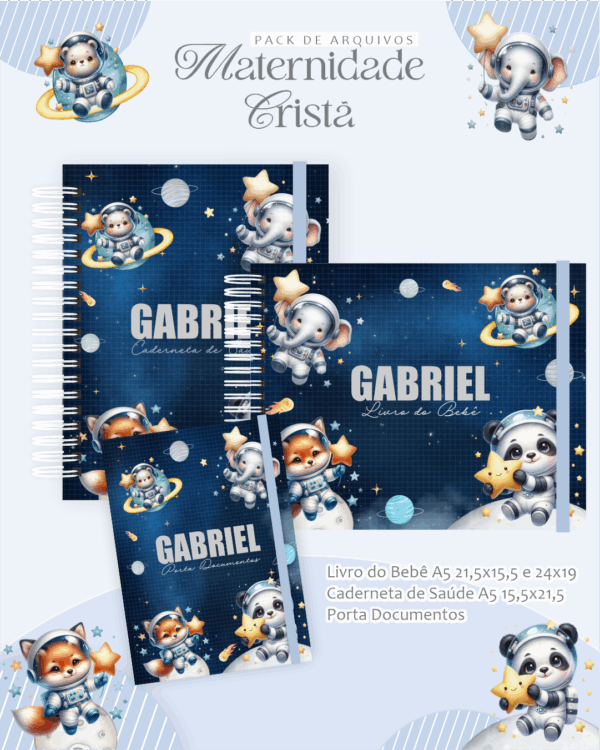 Combo Maternidade Cristã – Astronauta - Imagem 1